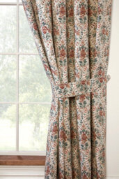Sundour Buttermere - Fully Lined Floral Curtains - Pencil Pleat - Polycotton (Autumn, Filled Cover - 18'' X 18'' (Single)) - thumbnail 2