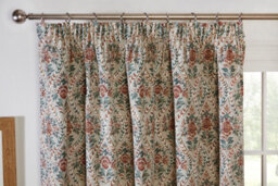 Sundour Buttermere - Fully Lined Floral Curtains - Pencil Pleat - Polycotton (Autumn, Filled Cover - 18'' X 18'' (Single)) - thumbnail 4