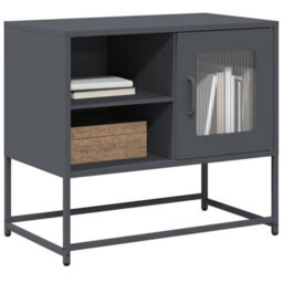 Berkfield Tv Cabinet Anthracite 68X39X60.5 Cm Steel