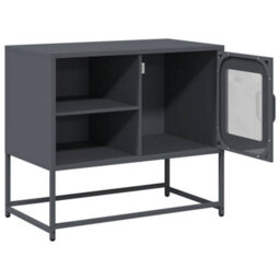 Berkfield Tv Cabinet Anthracite 68X39X60.5 Cm Steel - thumbnail 6