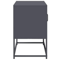 Berkfield Tv Cabinet Anthracite 68X39X60.5 Cm Steel - thumbnail 7
