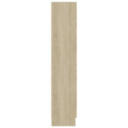Vidaxl Vitrine Cabinet Sonoma Oak 82.5X30.5X150 Cm Engineered Wood - thumbnail 7