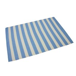 Smart Garden Light Blue Stripe Extra Large Outdoor Rug, (L)240Cm X (W)180Cm - thumbnail 2