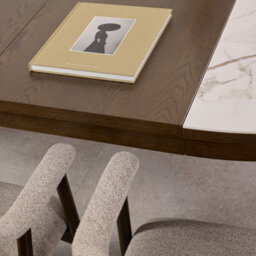 Furniture To Go Southampton Round Extendable Dining Table In Cream Ceramic 120/220 X 120 X 75Cm - thumbnail 8