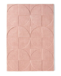 Geometric Wool Rug, Optical/ (3D) Rug, Modern Rug, Handmade Luxurious Rug For Bedroom, & Dining Room-160Cm X 230Cm