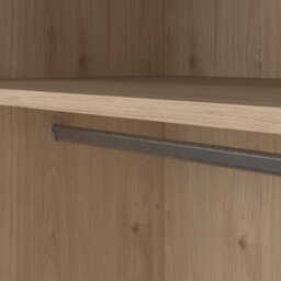 Furniture To Go Barcelona Wardrobe With 3 Doors In Jackson Hickory Oak - thumbnail 8