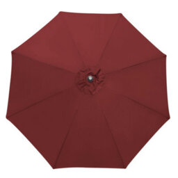 Sundaze Parasol 3M Wine Red Garden Umbrella Sun Shade Canopy With Hand Crank, Tilt Function & Base - thumbnail 4