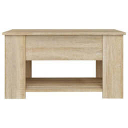 Berkfield Coffee Table Sonoma Oak 79X49X41 Cm Engineered Wood - thumbnail 6