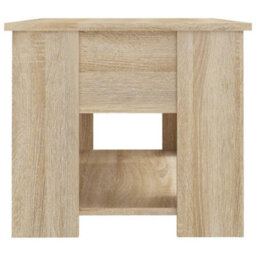 Berkfield Coffee Table Sonoma Oak 79X49X41 Cm Engineered Wood - thumbnail 7
