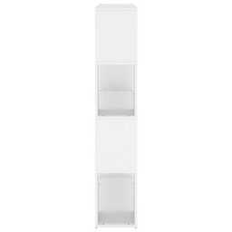 Berkfield Book Cabinet Room Divider White 100X24X124 Cm - thumbnail 6