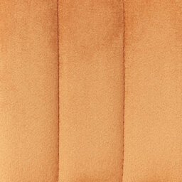 Wyld And Coco Velvet Bar Chair Set Of 2 In Orange With Armrests And Cut-Out Back, Black Metal Legs - thumbnail 8