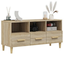 Berkfield Tv Cabinet Sonoma Oak 102X36X50 Cm Engineered Wood - thumbnail 4