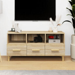 Berkfield Tv Cabinet Sonoma Oak 102X36X50 Cm Engineered Wood - thumbnail 1