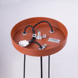 Sollux Lighting Arche Steel Red Ochre 3 Lights Modern Pendant Lamps - thumbnail 4