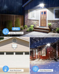 Aigostar Security Lights Outdoor Motion Sensor, 50W Pir Floodlight, 4300 Lumens Ip65 Waterproof 6500K Cool White - thumbnail 6