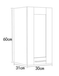 Vcm Kitchen Cabinet W. 30Cm Hanging Cabinet Colura - thumbnail 4