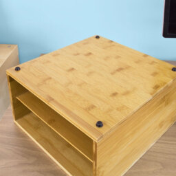 Sobuy Frg82-N, Bamboo Home Office Desk Tidy Organiser, Desktop Monitor Stand, W31Xd30Xh17.6 - thumbnail 7