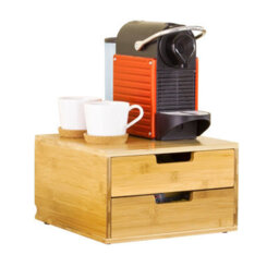Sobuy Frg82-N, Bamboo Home Office Desk Tidy Organiser, Desktop Monitor Stand, W31Xd30Xh17.6 - thumbnail 1