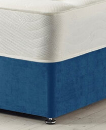 Somnior Beds Somnior Plush Navy Memory Foam Divan Bed With Mattress And 2 Drawers - Super King - thumbnail 4