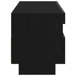 Berkfield Modern Tv Cabinet With Led Lights - Black Oak, 80X35X40 Cm, Made Of Engineered Wood - thumbnail 7