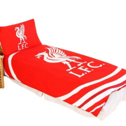 Liverpool Fc Duvet And Pillow Case Set Red (One Size)