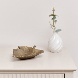Melody Maison Rustic Bronze Leaf Trinket Tray Dish - thumbnail 3