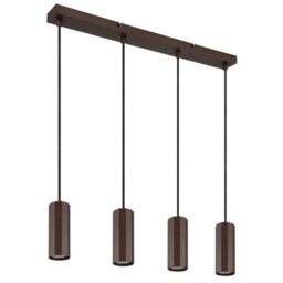 Luminosa Lighting Luminosa James Bar Pendant Ceiling Light Bronze Colored Matt 4X Gu10 - thumbnail 2
