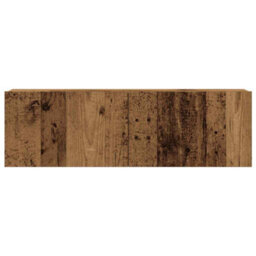 Berkfield 5 Piece Tv Cabinet Set Wall-Mounted Old Wood Engineered Wood - thumbnail 7