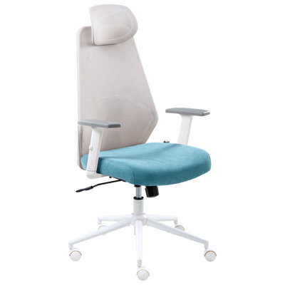 Beliani Office Chair Oryn Teal - image 1
