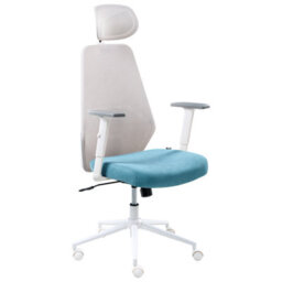 Beliani Office Chair Oryn Teal - thumbnail 4