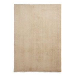 Beige Shaggy Washable Plain Modern Rug For Living Room Bedroom & Dining Room-120Cm X 170Cm - thumbnail 1