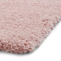 Pink Plain Shaggy Modern Easy To Clean Rug For Living Room Bedroom And Dining Room-200Cm X 290Cm - thumbnail 5