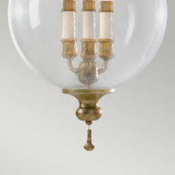 Luminosa Lighting Elstead Argento 3 Light Ceiling Pendant Oxidized Silver Leaf, E14 - thumbnail 4