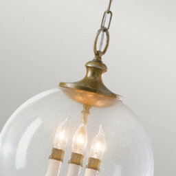 Luminosa Lighting Elstead Argento 3 Light Ceiling Pendant Oxidized Silver Leaf, E14 - thumbnail 3