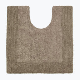 Allure Bath Fashions Elegance Reversible Heavyweight Pedestal Mat - Mocha - thumbnail 1