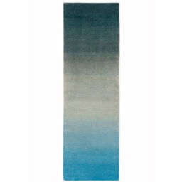 Blue Handmade , Luxurious , Easy To Clean Modern , Plain , Wool Rug For Living Room, Bedroom - 70 X 240 (Runner) - thumbnail 7