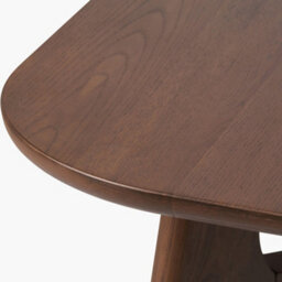 Pacific Lifestyle Dark Wood Retro Dining Table And 6 Chairs - thumbnail 6