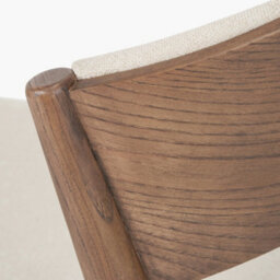 Pacific Lifestyle Dark Wood Retro Dining Table And 6 Chairs - thumbnail 8