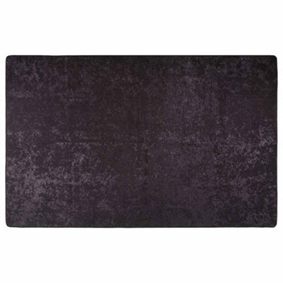 Berkfield Durable Rug Washable 80X150 Cm Anthracite Anti Slip - image 1
