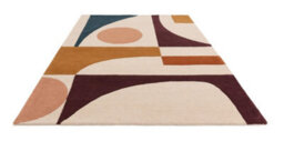 Furniturebox Uk Tolliver Multicolour Modern Shapes Rug 160X230 - thumbnail 7