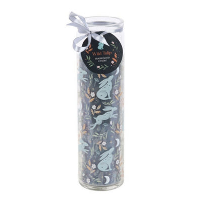 Something Different Midnight Hare Wild Tulips Tube Candle Navy/transparent (One Size) - image 1