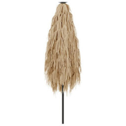 Walplus Garden Parasol With Leds And Steel Pole Brown 268X268X226 Cm - thumbnail 7