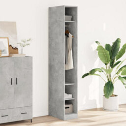Vidaxl Wardrobe Concrete Grey 30X50X200 Cm Engineered Wood - thumbnail 1