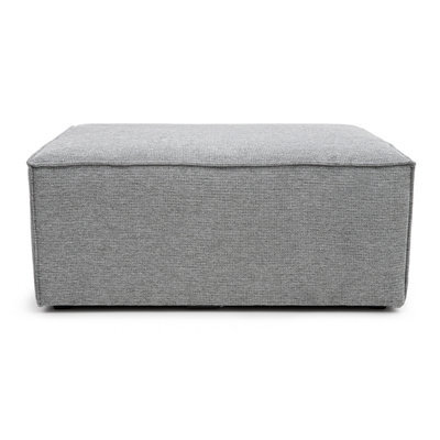 Abakus Direct Doris Basket Weave Footstool With Modular Comfort And Timeless Style - image 1