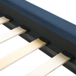 Beliani Bed Velvet Marville 140 X 200 Cm (Eu Double) Dark Blue - thumbnail 7