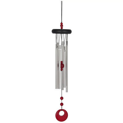 Woodstock Outdoor Chakra Wind Chime - Red Coral - image 1