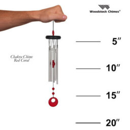 Woodstock Outdoor Chakra Wind Chime - Red Coral - thumbnail 3