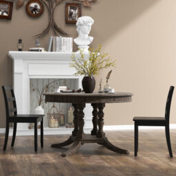 Gainoom Kitchen Black Dining Chairs Set Of 4 Ladder Back Side Chairs Armless Chairs - thumbnail 3