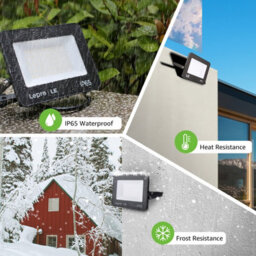 Lepro 50W Led Floodlight Outdoor, 5000Lm Led Security Lights, 350W Incandescent Lamp Equivalent, Waterproof Ip65 Security Lights - thumbnail 6