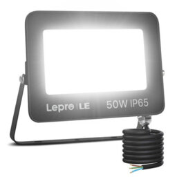 Lepro 50W Led Floodlight Outdoor, 5000Lm Led Security Lights, 350W Incandescent Lamp Equivalent, Waterproof Ip65 Security Lights - thumbnail 1